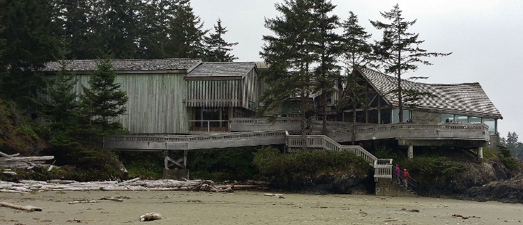 visitor center on sand